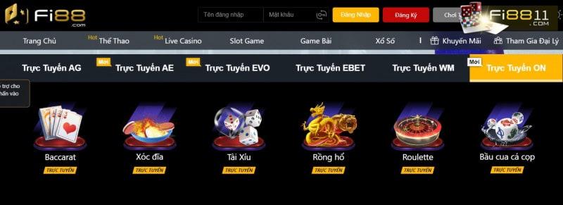 9 Bí mật về sảnh Casino ON tại nhà cái Fi88 anh em phải biết Sảnh Casino On Tại Fi88