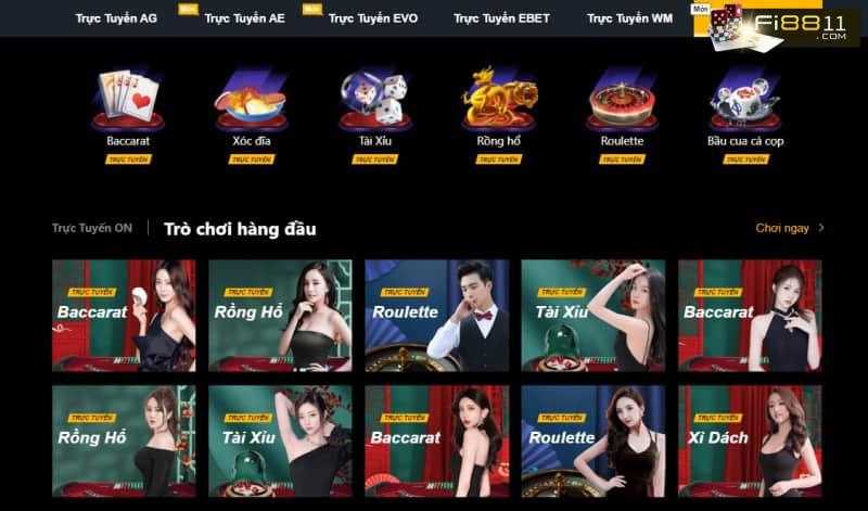 9 Bí mật về sảnh Casino ON tại nhà cái Fi88 anh em phải biết Sảnh Casino On Tại Fi88