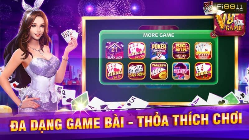 Đăng ký Fi88 chơi game bài V8 nhận ngay hoàn nạp hơn 75 triệu Game Bài V8