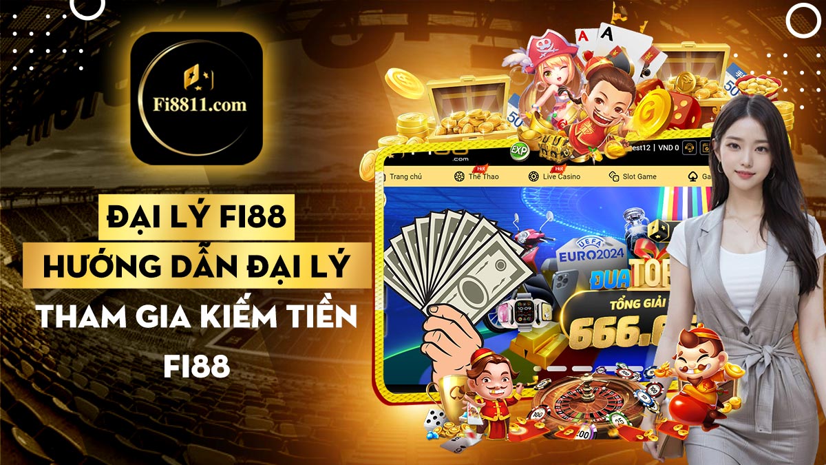 Đăng ký đại lý Fi88 | Làm đại lý nhà cái Fi88 đăng ký 2025 Làm đại lý Fi88 - Cơ hội đổi đời với hoa hồng 75% cho đại lý