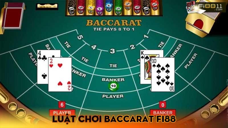 Baccarat Fi88 - Sân chơi online tham gia dễ dàng, mọi lúc mọi nơi Luật chơi Baccarat Fi88